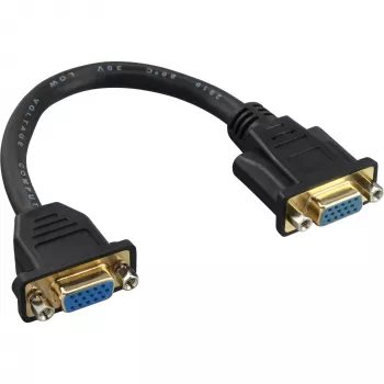 InLine VGA adapterio laidas 15 kontaktų VGA moteriška / moteriška 0,2 m