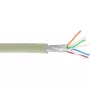 InLine Patch Laidas S/FTP PiMF Cat.6A halogen free 500MHz pilkas 100m