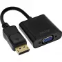 InLine 17197B adapterinis laidas DisplayPort (vyriškas) / VGA (moteriška) juodas 0,15 m