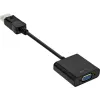 InLine 17197B adapterinis laidas DisplayPort (vyriškas) / VGA (moteriška) juodas 0,15 m