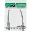 InLine Patch laidas S/FTP PiMF Cat.6A be halogenų 500MHz pilkas 0,25m