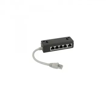 InLine ISDN skirstytuvas 5x RJ45 moteriškas 15 cm kabelis su gnybtiniais rezistoriais