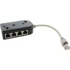 InLine ISDN daliklis 1→8, 0,15 m, su rezistoriais