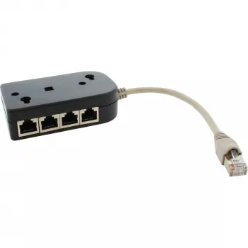 InLine ISDN daliklis 1→8, 0,15 m, su rezistoriais
