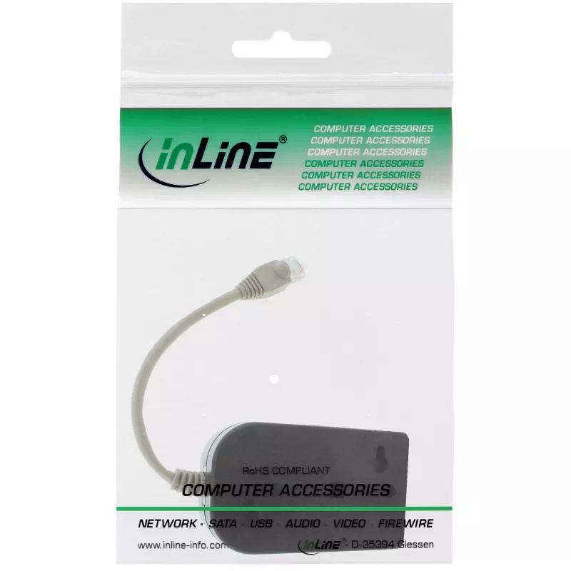 InLine ISDN daliklis 1→8, 0,15 m, su rezistoriais