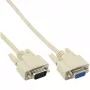 InLine VGA laidas 15 HD kištukas / lizdas smėlio spalvos 3 m