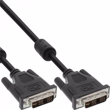 DVI-I kabelis 24+5 M/M Dual Link InLine 17791 1,8 m