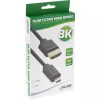 InLine Slim Ultra High Speed HDMI laidas AM/DM 8K4K auksuotas juodas 2 m