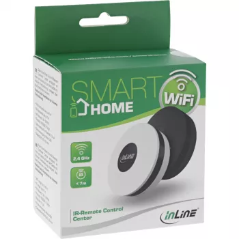 IR nuotolinio valdymo centras InLine SmartHome 40163 juodas