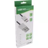 InLine USB 2.0 laidas, USB-C kištukas / USB-A kištukas, juodas/aliuminis, lankstus, 5 m