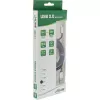 InLine Micro-USB 2.0 laidas, USB A / Micro B (vyras/vyras), juodas/alu, lankstus, 1 m