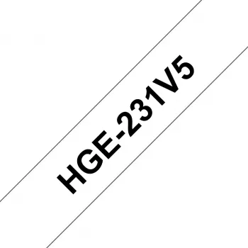 Brother HGE-231V5 etikečių juosta (5 ritinėliai)