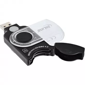 InLine kortelių skaitytuvas USB 3.0, SD/SDHC/SDXC, microSD