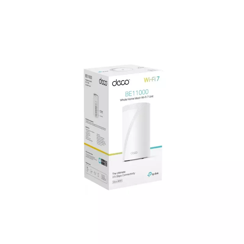 Mesh sistema TP-Link Deco BE65 Tri-band 2.4 GHz 5 GHz 6 GHz Wi-Fi 7