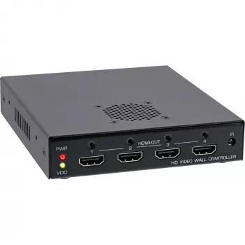 InLine HDMI vaizdo sienos valdiklis 1 į 4, Full-HD
