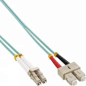 InLine Fiber Optic Duplex kabelis LC/SC 50/125µm OM3 25m