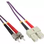 InLine 82525P SC/ST 50/125µm OM4 25m – Dvivėžis optinis šuoliukas