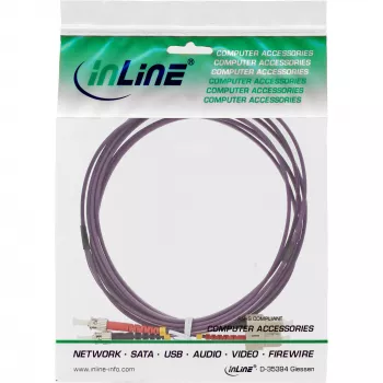 InLine 82525P SC/ST 50/125µm OM4 25m – Dvivėžis optinis šuoliukas