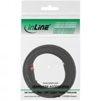 InLine WiFi antenos ilginimo laidas R-SMA kištukas / R-SMA mova 3 m