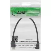 InLine High Speed HDMI laidas su Ethernet, kampuotas, 0,3m