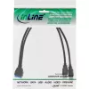 InLine USB 3.0 Premium adapterio laidas 2x USB A vyriškas / pagrindinės plokštės lizdas, 0,40 m