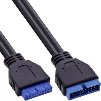 InLine USB 3.0 vidinis ilginimo kabelis (patinas/patelė) 33448I 0,35 m