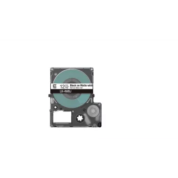 Epson LK-4WBJ juosta etiketėms, balta, juoda, terminė, 1,2 cm
