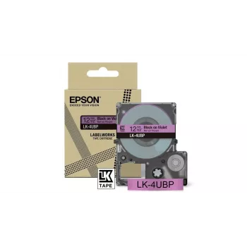 Epson LK-4UBP juoda violetinė termoperdavimo etikečių juosta 1,2 cm