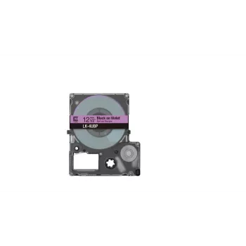 Epson LK-4UBP juoda violetinė termoperdavimo etikečių juosta 1,2 cm