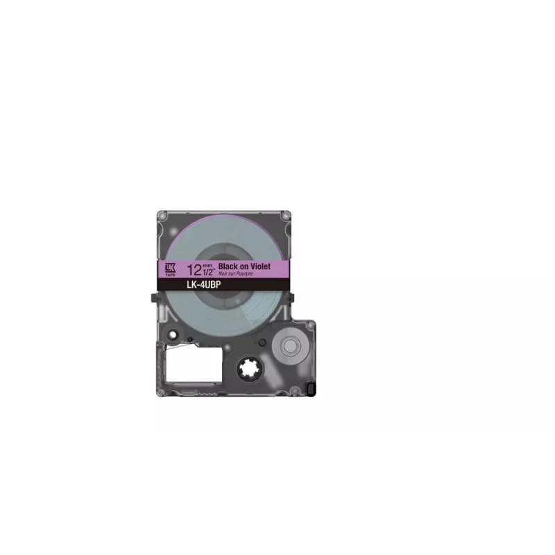 Epson LK-4UBP juoda violetinė termoperdavimo etikečių juosta 1,2 cm