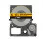 Epson C53S672073 juosta etiketėms juoda ant geltonos