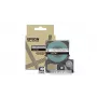 Lipnių etikečių juostelė Epson LK-4TWJ juoda permatoma terminio perkėlimo 1,2 cm