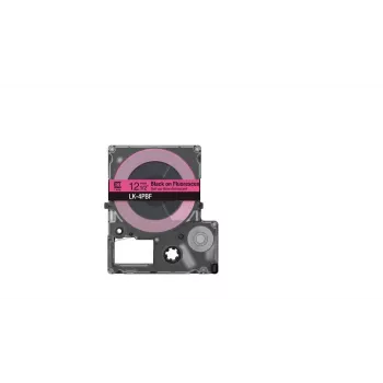 Epson LK-4PBF juoda rožinė etikečių juosta terminiam perkėlimui 1,2 cm