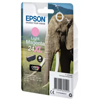 Epson 24XL šviesiai purpurinis dažų kasetė Claria Photo HD – originalus rašalas