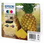 Originalūs Epson 604XL rašalo kasetės 4 vnt. Didelės talpos juoda, žydra, rausvai raudona, geltona