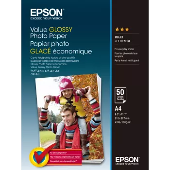 Epson Value Glossy A4 blizgus nuotraukų popierius – 20 lapų