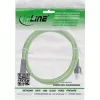 InLine pramoninis tinklo kabelis, M12 8 kontaktų X-kodavimas į RJ45 kištuką, Cat.6A PUR 5m