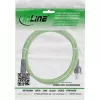 InLine pramoninis tinklo kabelis, M12 4 kontaktų D koduotas kištukas į RJ45, PUR 15 m