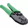 InLine Crimp Tool HT-336G koaksialiniams kabeliams RG58, RG59, RG62, RG174, WBC110, WBC195/200, WBC240