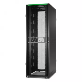 APC NetShelter SX Server Rack Gen 2, 48U, 2258H x 750W x 1200D mm, su šoninėmis plokštėmis, juoda