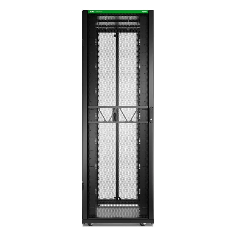 APC NetShelter SX Server Rack Gen 2, 48U, 2258H x 750W x 1200D mm, su šoninėmis plokštėmis, juoda