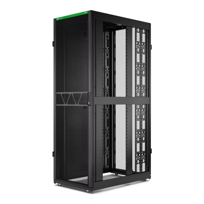 APC NetShelter SX Server Rack Gen 2, 48U, 2258H x 750W x 1200D mm, su šoninėmis plokštėmis, juoda
