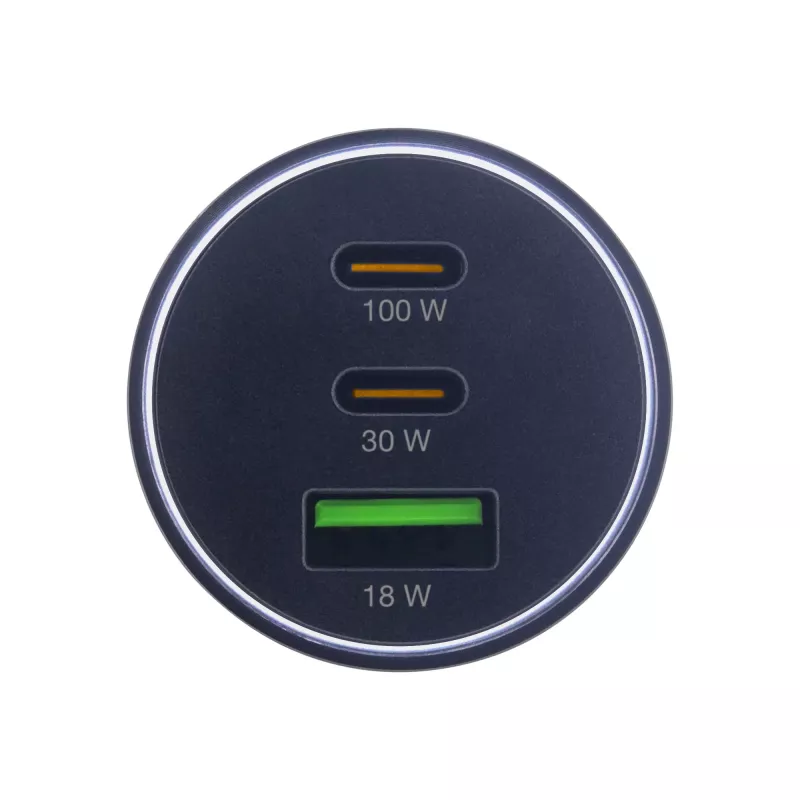 InLine automobilinis USB įkroviklis su Power Delivery, 2x USB-C + QC USB-A, juodas