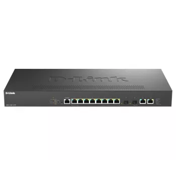 D-Link DMS-1250-12TP/E valdomas tinklo jungiklis 2.5G Ethernet (100/1000/2500) su PoE juodas