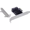 InLine SATA 6Gb/s valdiklis su 4 SATA prievadais PCI-Express 2.0