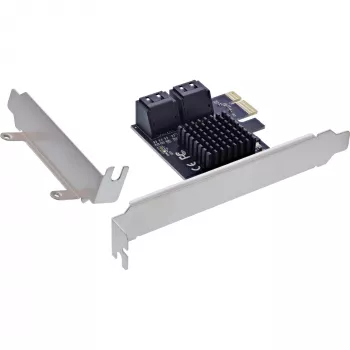 InLine SATA 6Gb/s valdiklis su 4 SATA prievadais PCI-Express 2.0