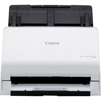 Canon imageFORMULA R30 stalinis dokumentų skaitytuvas be tvarkyklių, 216 x 356 mm, 600 x 600 DPI, ADF + lakštų padavimas, baltas, CIS, RGB LED