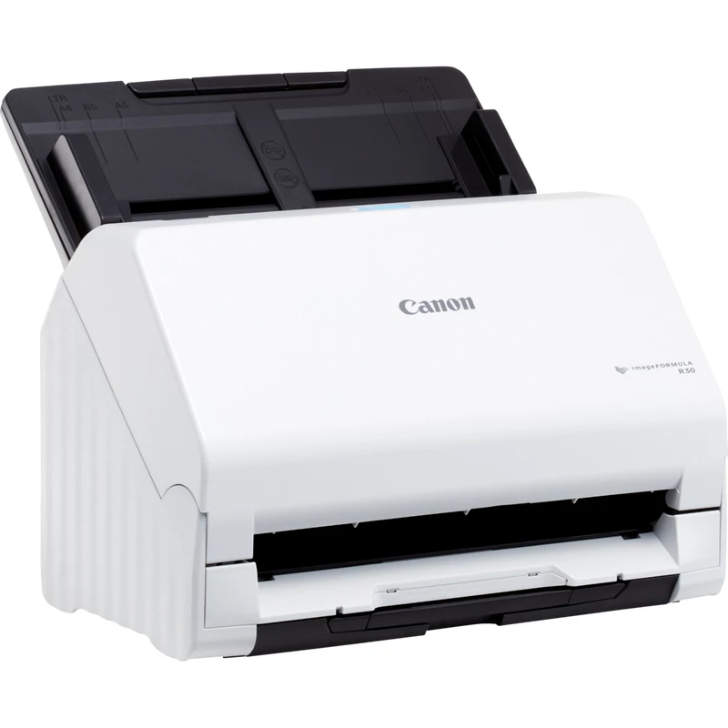 Canon imageFORMULA R30 stalinis dokumentų skaitytuvas be tvarkyklių, 216 x 356 mm, 600 x 600 DPI, ADF + lakštų padavimas, baltas, CIS, RGB LED
