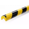 Durable C25R poliuretano juosta juoda-geltona apvali 1000 mm