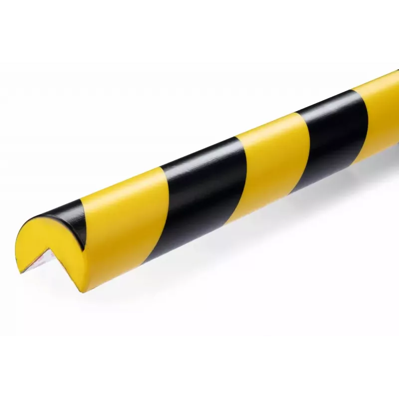 Durable C25R poliuretano juosta juoda-geltona apvali 1000 mm
